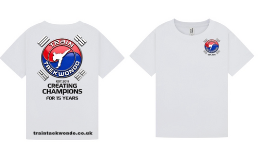 Limited Edition 15th Anniversary Dry-Fit T-Shirt – White - 10th July Deadline