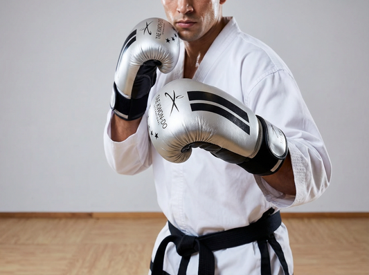 Limited Edition Silver Gladiator Hands Pads