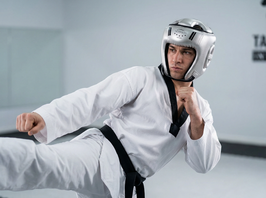 Limited Edition Silver Gladiator Headguard